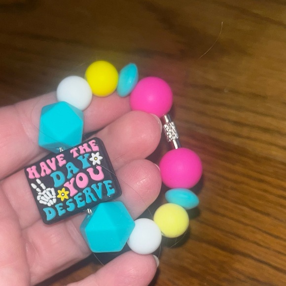 Handmade funny sarcastic Stanley Cup Charm Purse Tumbler Beaded cup accessory - Picture 5 of 7